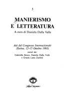 Tapa de Manierismo e letteratura