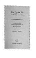 Tapa de The Quiet Ear: Deafness in Literature