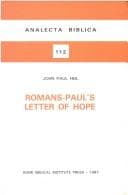 Tapa de Romans--Paul's letter of hope