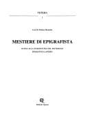 Tapa de Mestiere di epigrafista