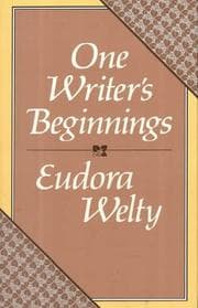 Tapa de One writer's beginnings