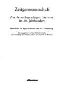 Tapa de Zeitgenossenschaft