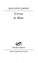 Tapa de L' erreur de Hume