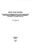 Tapa de Love and wages