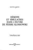 Tapa de Démons et simulacres dans l'œuvre de Pierre Klossowski