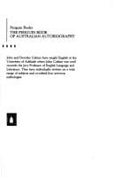 Tapa de The Penguin book of Australian autobiography