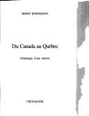 Tapa de Du Canada au Québec