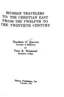 Tapa de Russian travelers to the Christian East from the twelfth to the twentieth century