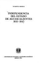 Tapa de Independencia del Estado de Aguascalientes, 1835-1847