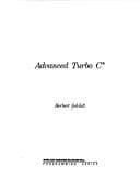 Tapa de Advanced Turbo C