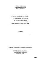 Tapa de La Universidad del Zulia en el proceso histórico de la región zuliana