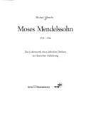 Tapa de Moses Mendelssohn, 1729-1786
