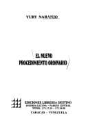 Tapa de El nuevo procedimiento ordinario