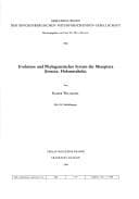 Tapa de Evolution und phylogenetisches System der Mecoptera (Insecta:Holometabola)