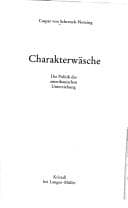 Tapa de Charakterwäsche