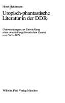 Tapa de Utopisch-phantastische Literatur in der DDR