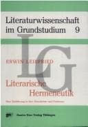 Tapa de Literarische Hermeneutik