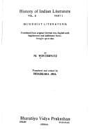 Tapa de Geschichte der indischen litteratur