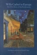 Tapa de Willa Cather in Europe