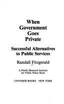 Tapa de When government goes private
