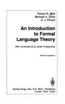 Tapa de An introduction to formal language theory