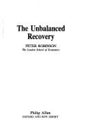 Tapa de The unbalanced recovery