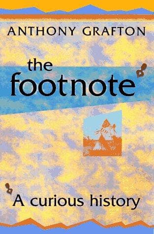 Tapa de The Footnote
