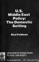 Tapa de U.S. Middle East policy