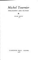 Tapa de Michel Tournier, philosophy and fiction