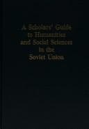 Tapa de A Scholars' guide to humanities and social sciences in the Soviet Union