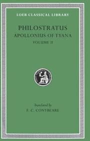 Tapa de Philostratus,  The Life of Apollonius of Tyana: Volume II. Books 6-8. Epistles of Apollonius. Eusebius