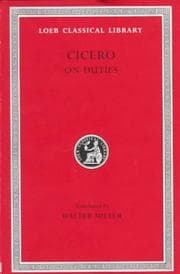 Tapa de Cicero, Volume XXI. On Duties (De Officiis)