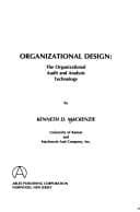 Tapa de Organizational design