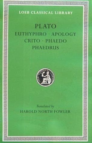 Tapa de Euthyphro. Apology. Crito. Phaedo. Phaedrus