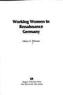 Tapa de Working women in Renaissance Germany