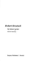 Tapa de Robert Kroetsch