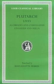 Tapa de Plutarch Lives, IV, Alcibiades and Coriolanus. Lysander and Sulla