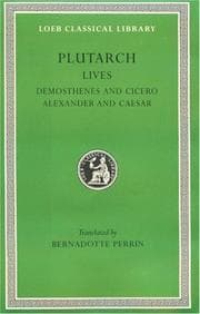 Tapa de Plutarch Lives, VII, Demosthenes and Cicero. Alexander and Caesar
