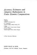 Tapa de Accuracy estimates and adaptive refinements in finite element computations