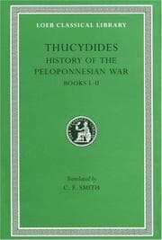 Tapa de History of the Peloponnesian War, I, Books 1-2