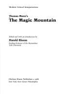 Tapa de Thomas Mann's the Magic Mountain (Modern Critical Interpretations)