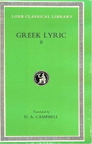 Tapa de Greek Lyric II