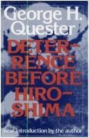 Tapa de Deterrence before Hiroshima