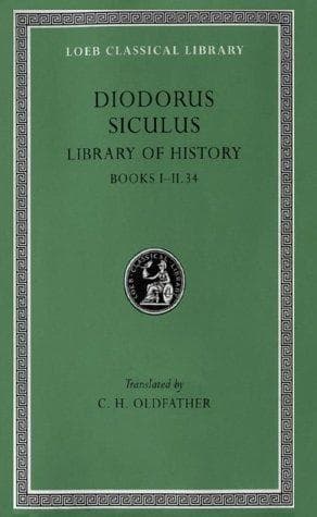 Tapa de Diodorus Siculus