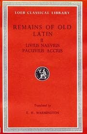 Tapa de Remains of Old Latin, Volume II, Livius Andronicus. Naevius.