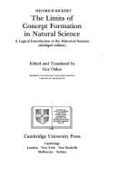 Tapa de The limits of concept formation in natural science