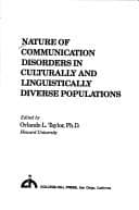 Tapa de Nature of communication disorders in culturally and linguistically diverse populations