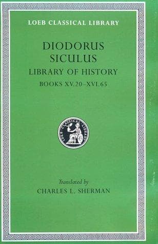 Tapa de Diodorus Siculus