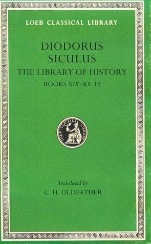 Tapa de Diodorus Siculus