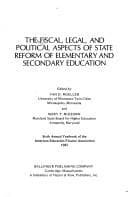 Tapa de The Fiscal, legal, and political aspects of state reform of elementary and secondary education